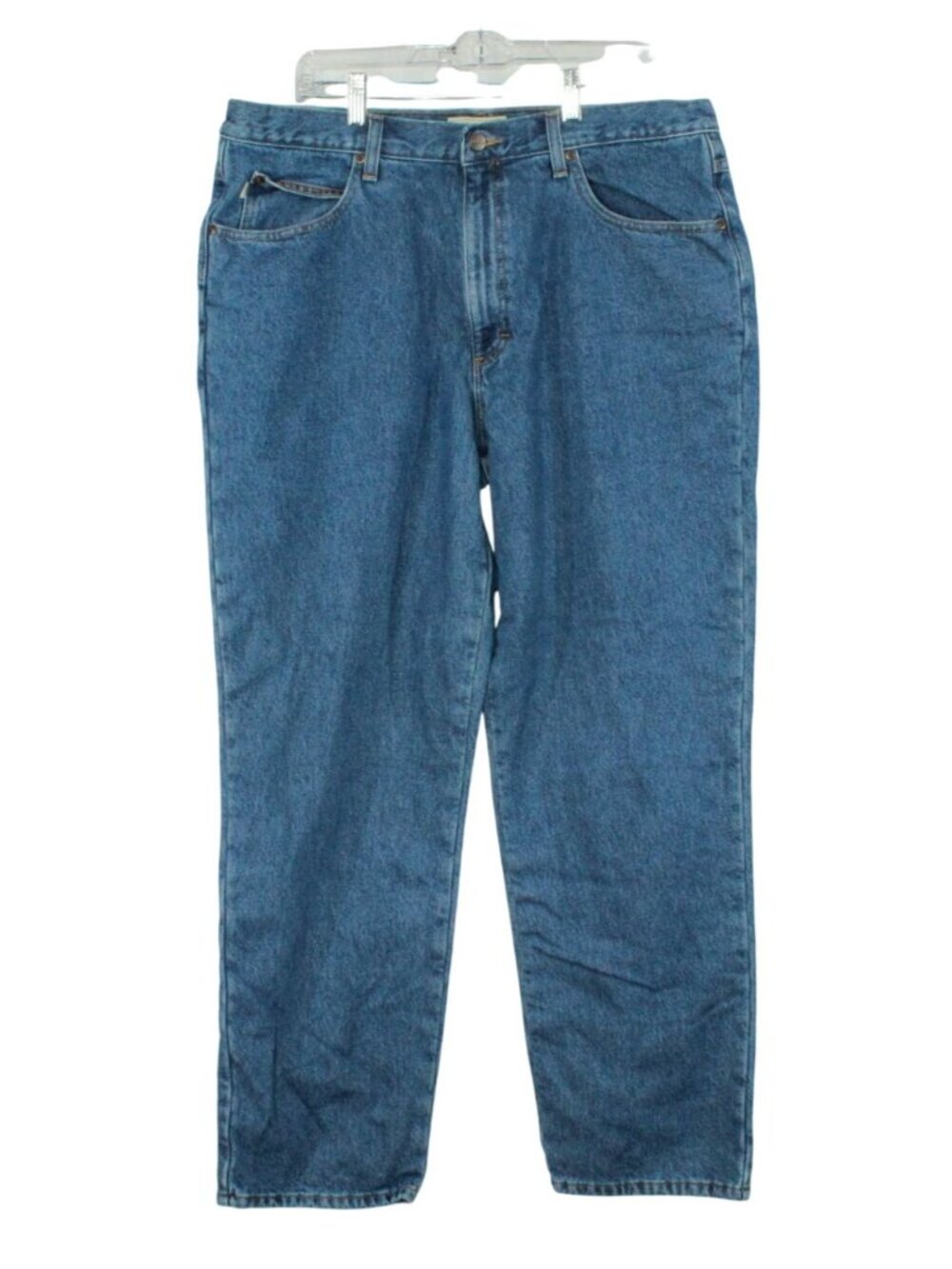LL Bean Double L Jeans Classic Fit Flannel Lined Stonewashed Size 38 Heritage